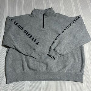 Taylor Swift Gray Zip-Up Sweater